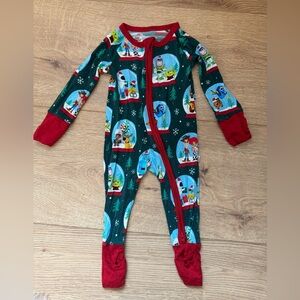 Little Sleepies Disney Pixar Christmas Print Zippy